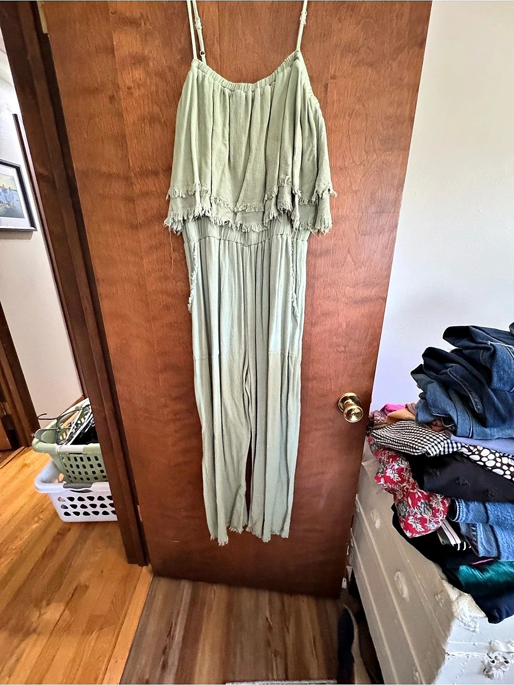 Umgee Green Maxi Dress Like New